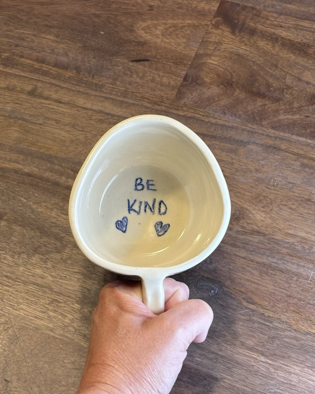 Inside of mug